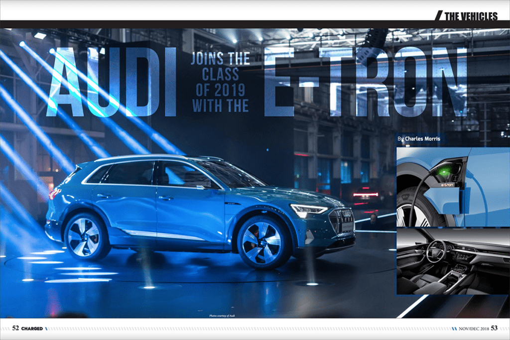 Audi joins the class of 2019 with the e-tron