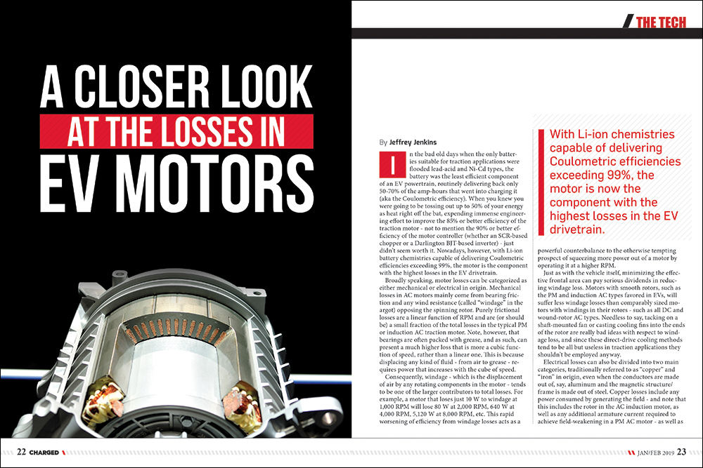 A closer look at the losses in EV motors
