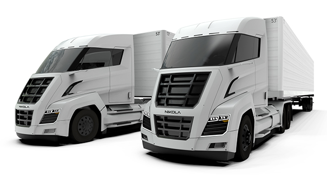 ﻿CNH Industrial invests $250 million in fuel cell truck maker Nikola, plans to enter European market