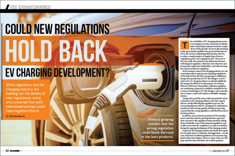 Could new regulations Hold Back EV charging development?