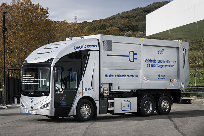 Irizar develops electric truck with CNG range extender for waste collection