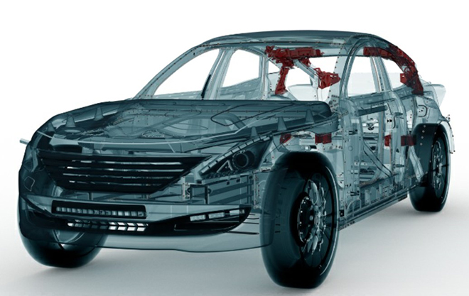 Study explores lightweighting potential of structural foam in vehicle bodies