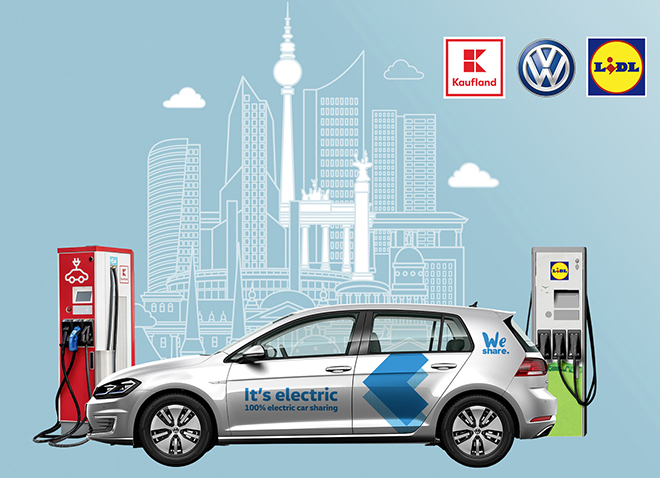 VW to install 140 fast chargers at Berlin supermarkets