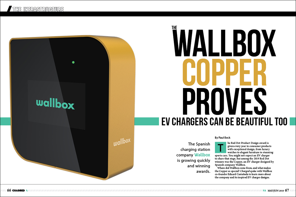 The Wallbox Copper proves EV chargers can be beautiful too