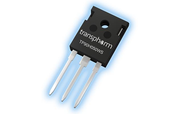 Transphorm introduces second 900 V GaN FET for three-phase applications