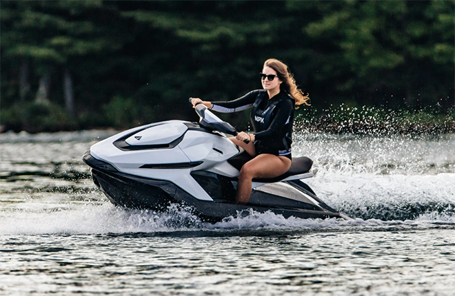 Go electric on the water with the Taiga Orca electric watercraft