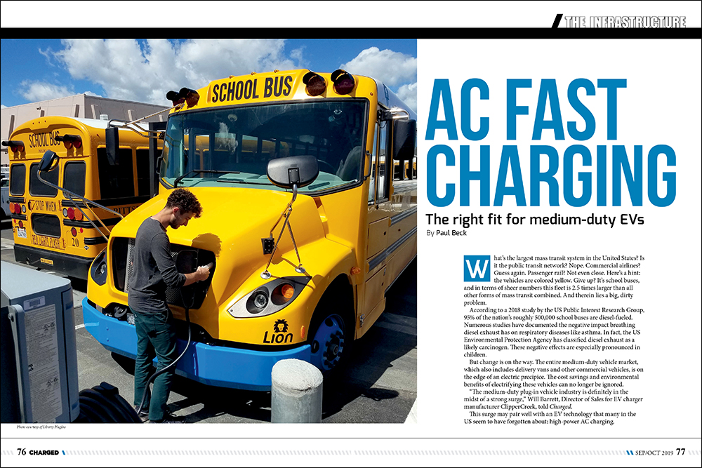 AC Fast Charging: The right fit for medium-duty EVs