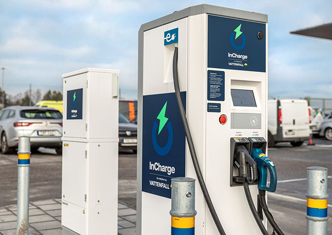ABB installs 40 fast charging stations across Sweden for Vattenfall