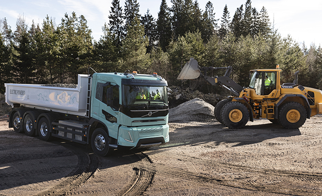 Volvo unveils heavy-duty concept EVs for construction and regional transport