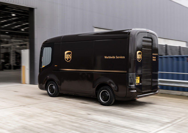 UPS orders 10,000 electric vans from UK startup Arrival