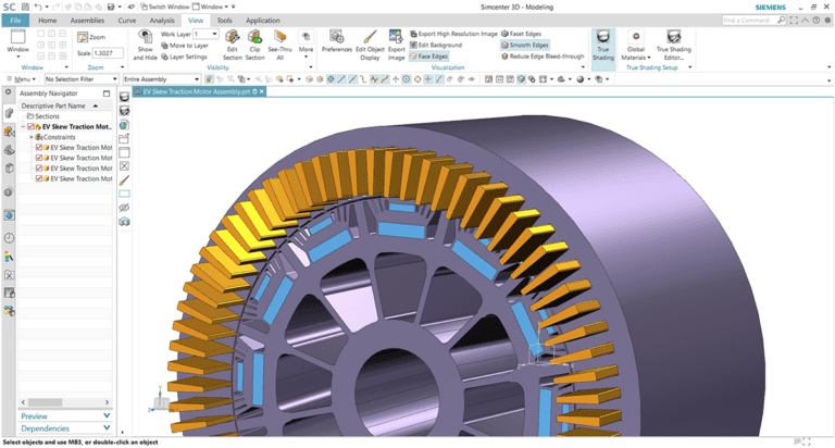 Fig 2 Demagnetization in the simulations of electric motors