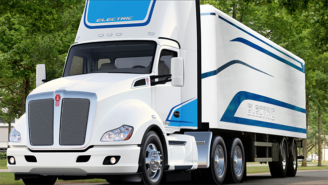 Kenworth and Meritor partner on electric powertrains