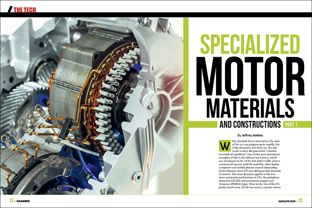 Specialized motor materials and constructions (Part 1)