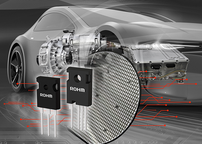 ROHM introduces new 4th-generation SiC MOSFETs for EV powertrains