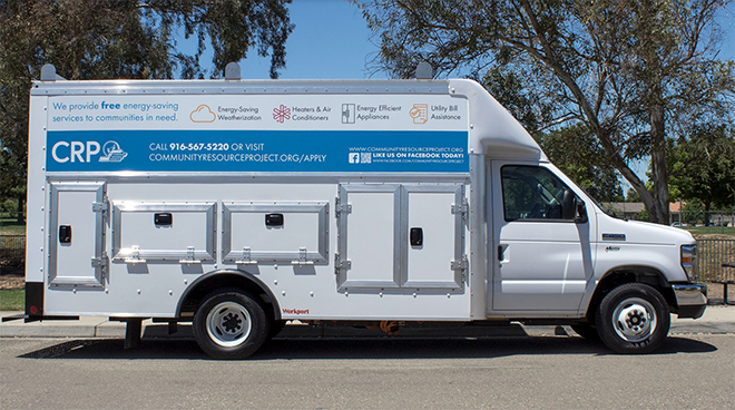 Motiv Power Systems delivers 9 electric trucks to Sacramento Community Resource Project