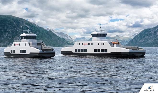 Wärtsilä to design and equip two battery-electric ferries