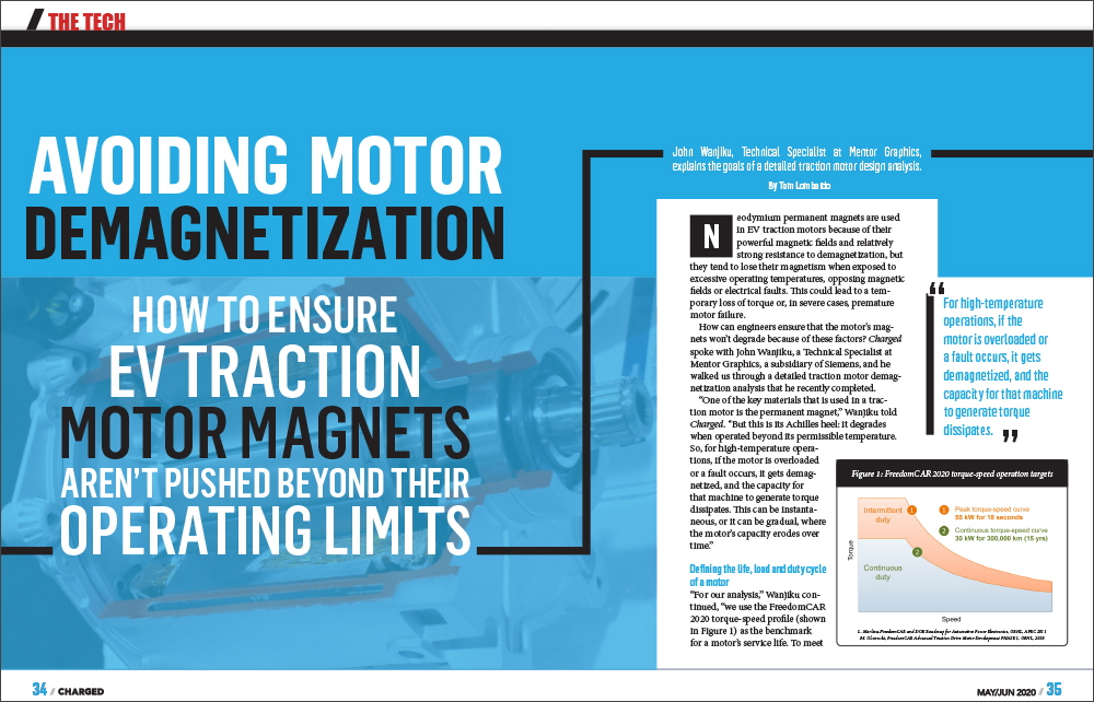How to ensure EV traction motor magnets aren’t pushed beyond their operating limits