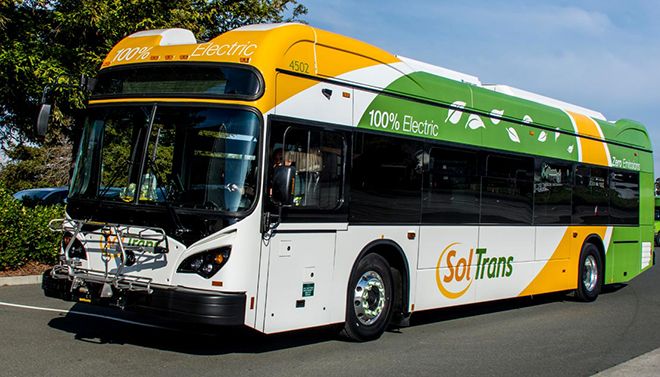 AMPLY Power manages electric bus charging for SolTrans
