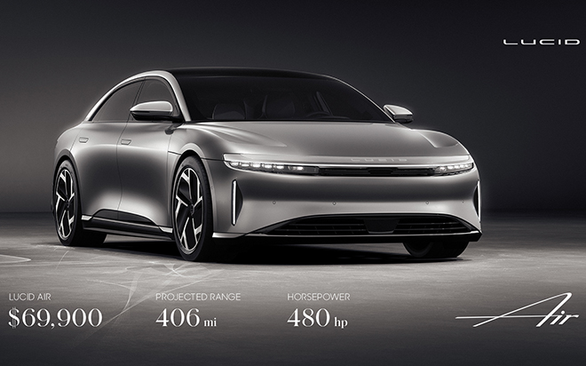Lucid Motors releases pricing, performance specs for its upcoming EV lineup