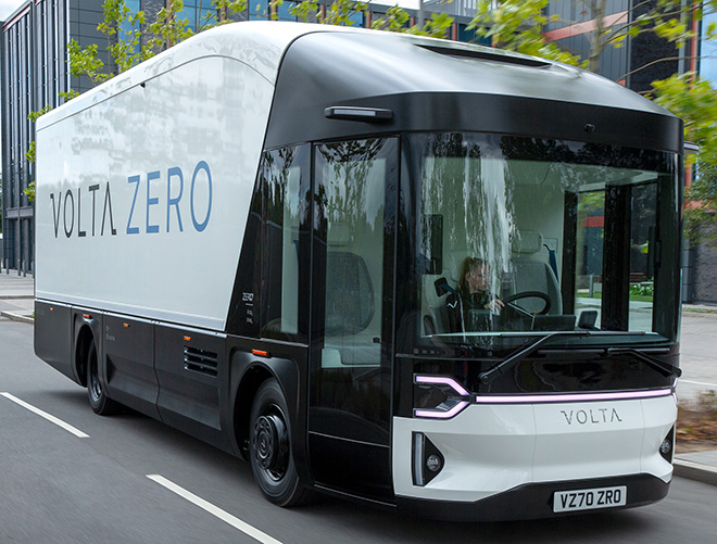 New Volta Zero electric truck designed for safety and sustainability