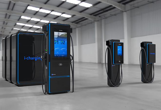 i-charging’s new blueberry range of fast chargers covers light- and heavy-duty EVs