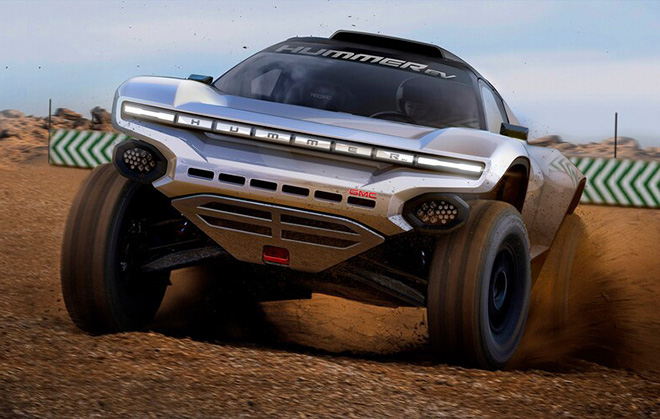 Extreme E off-road racer inspired by GMC Hummer EV
