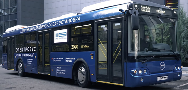 Moscow manufacturer introduces electric bus powertrain