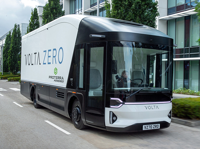 Proterra to supply battery system for Volta Zero electric delivery truck