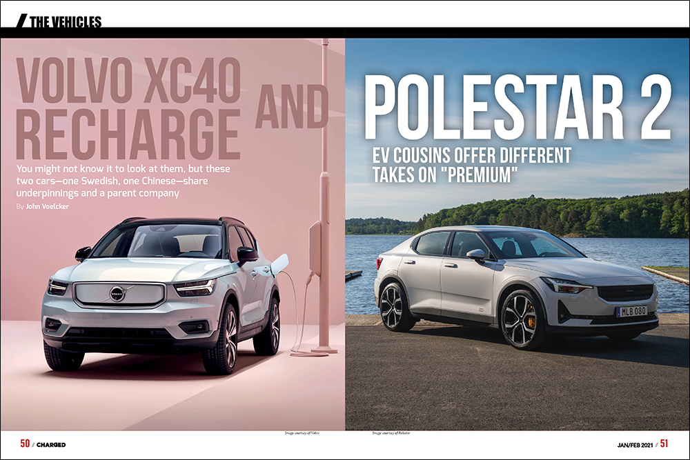 Volvo XC40 Recharge and Polestar 2: EV cousins offer different takes on “premium”