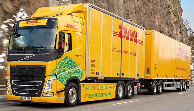 DHL Freight and Volvo Trucks partner for electric truck pilot in Sweden