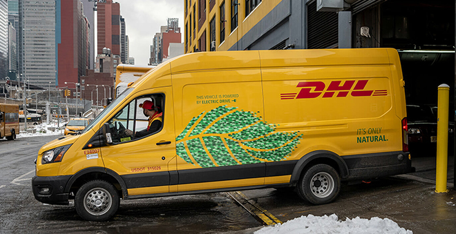 DHL Express deploys 100 Lightning electric delivery vans