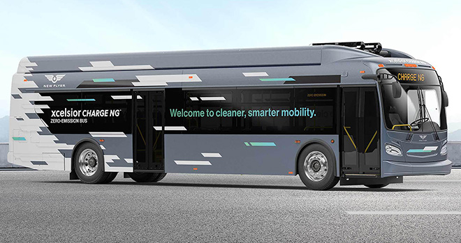 New Flyer unveils lighter, more efficient, longer-range electric bus