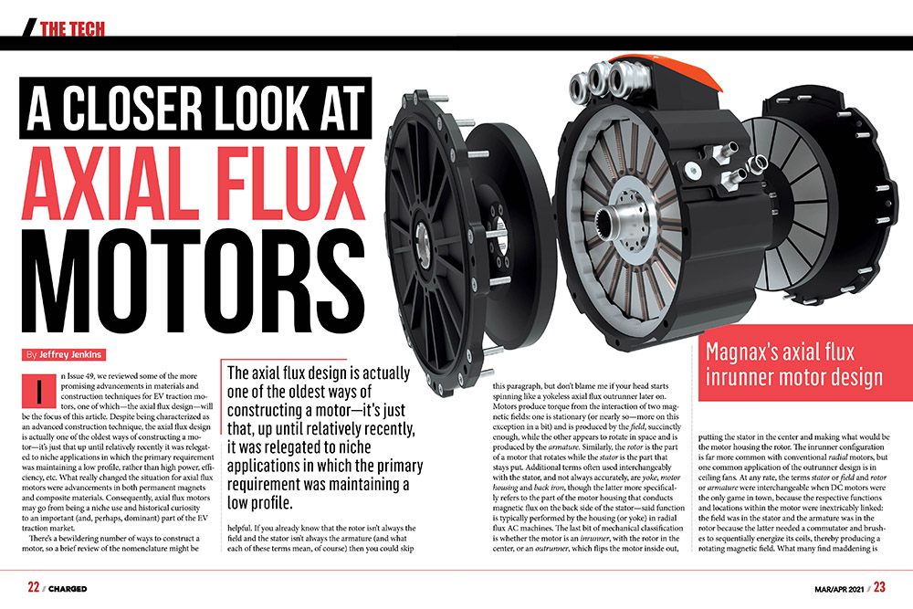 A closer look at axial flux motors