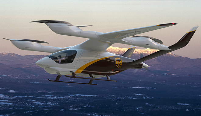 UPS to purchase electric VTOL aircraft from Beta Technologies