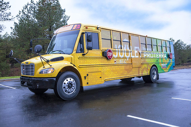 Thomas Built Buses delivers 50th Proterra Powered electric school bus