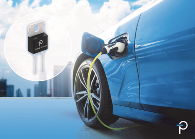Power Integrations new automotive-qualified silicon diodes for high-switching-speed designs