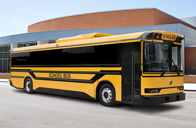 BYD introduces electric Type D school bus