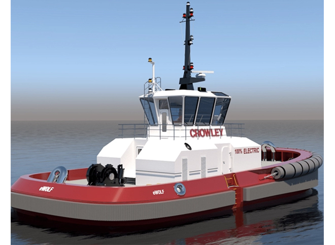 Crowley to build and operate electric tugboat for Port of San Diego