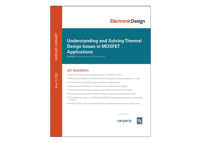 Understanding and solving thermal design issues in MOSFET applications