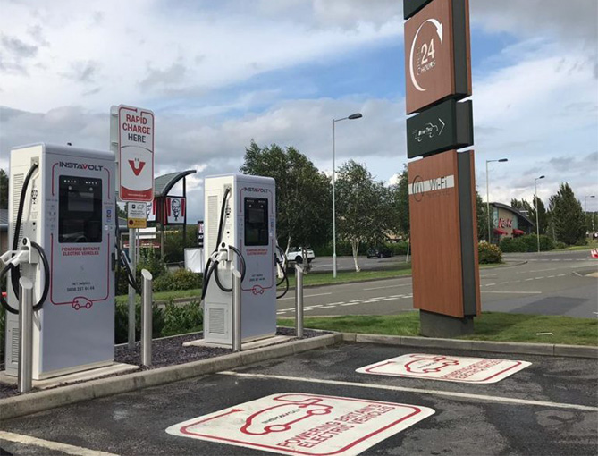 InstaVolt rolls out 120 kW BYD chargers to its UK fast charging network