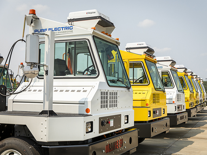 Orange EV to deliver 25 electric yard trucks to yard management firm Lazer Spot
