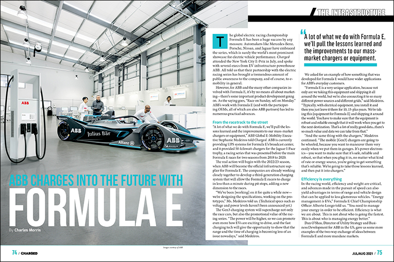 ABB charges into the future with Formula E