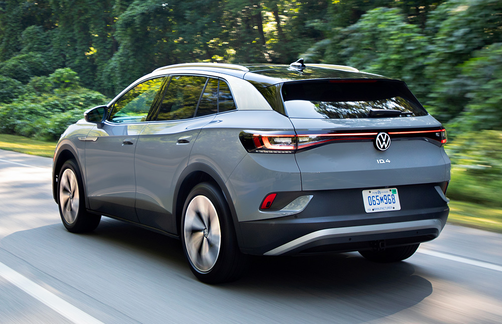 Charged EVs Volkswagen’s ID.4 electric crossover has it all—practical
