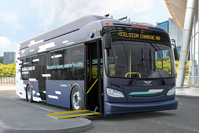 Buffalo, New York to order up to 150 New Flyer electric buses