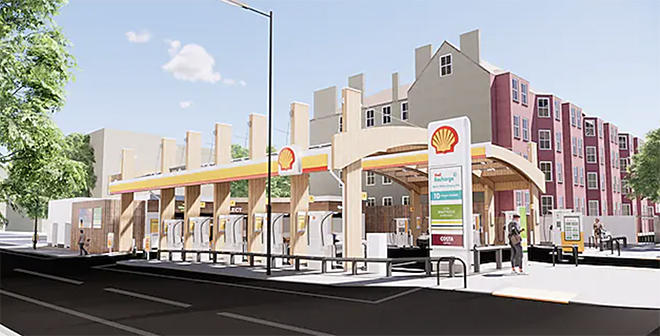 Shell converts London petrol station to EV charging hub