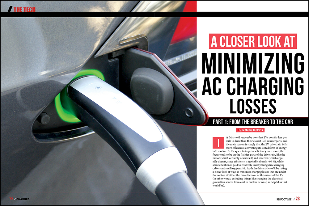 A closer look at minimizing AC charging losses: From the breaker to EV (Part 1)