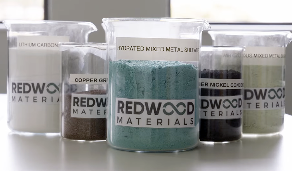 Redwood Materials raises over $1 billion investment round to expand domestic battery supply chain