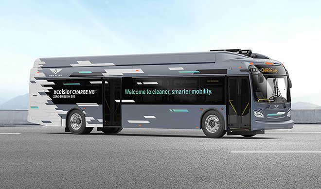 New Jersey Transit orders 8 New Flyer Xcelsior CHARGE NG electric buses