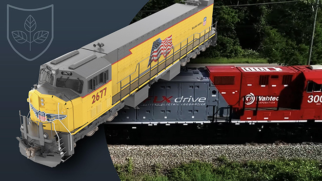 Union Pacific Railroad to test 20 battery-electric locomotives