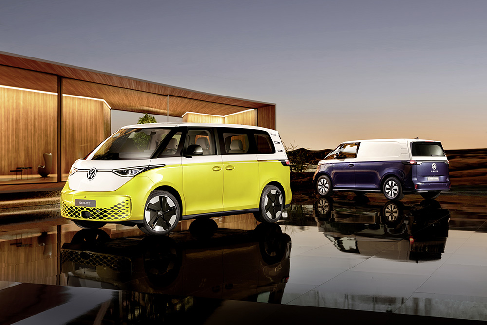 Iconic VW bus goes electric—Volkswagen unveils the new ID. Buzz and ID. Buzz Cargo